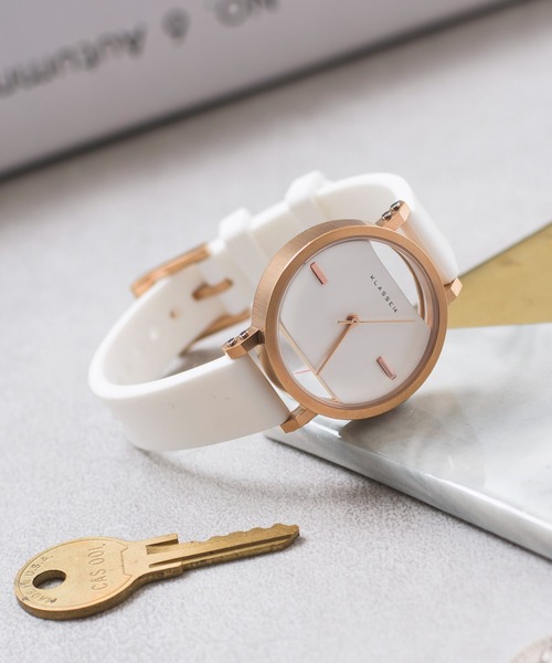 KLASSE14(クラスフォーティーン)の「【KLASSE14】JANE TANG IMPERFECT SQUARE IM18RG006M/IM18RG006W(アナログ腕時計・レディース・ホワイト系1/ホワイト系2・FREE)」の1枚目の写真