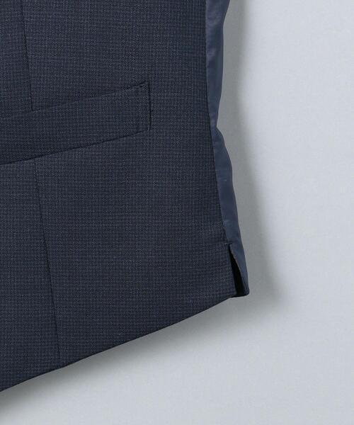 WORK TRIP OUTFITS GREEN LABEL RELAXING（ワークトリップアウトフィッツグリーンレーベル リラクシング）の「WTO TWPU サージ千鳥 5B スーツベスト -ウォッシャブル- ＊＊（スーツベスト・メンズ・ネイビー/ダークグレー・XS/42/XL/50/S/44/XXS/40/L/48/M/46）」の13枚目の写真