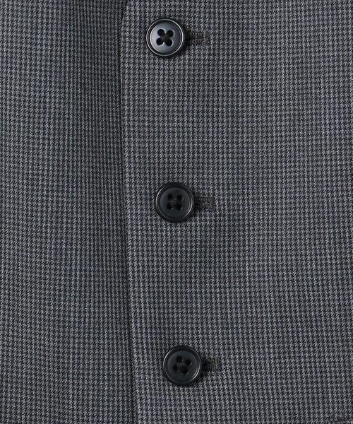 WORK TRIP OUTFITS GREEN LABEL RELAXING（ワークトリップアウトフィッツグリーンレーベル リラクシング）の「WTO TWPU サージ千鳥 5B スーツベスト -ウォッシャブル- ＊＊（スーツベスト・メンズ・ネイビー/ダークグレー・XS/42/XL/50/S/44/XXS/40/L/48/M/46）」の18枚目の写真