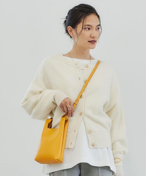 green label relaxing（グリーンレーベルリラクシング）の「MINI MARKET ポシェット ショルダー バッグ（ショルダーバッグ・レディース・ブラック/オフホワイト/イエロー・FREE）」の3枚目の写真