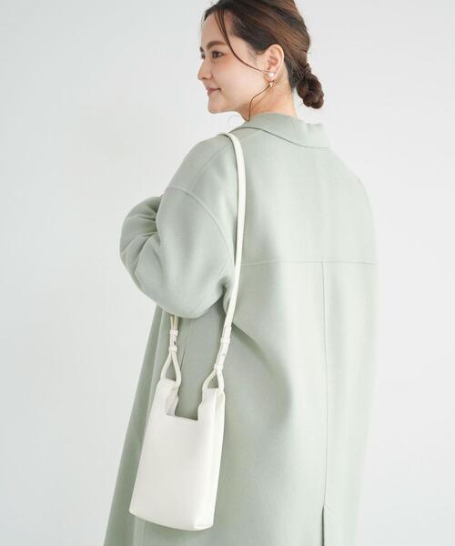 green label relaxing（グリーンレーベルリラクシング）の「MINI MARKET ポシェット ショルダー バッグ（ショルダーバッグ・レディース・ブラック/オフホワイト/イエロー・FREE）」の6枚目の写真