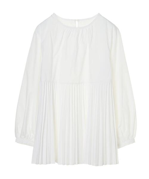 AMERICAN HOLIC(アメリカンホリック)の「SET 裾プリーツブラウス+ポンチベスト(シャツ/ブラウス・レディース・ブラック/オフホワイト・M/L)」の17枚目の写真