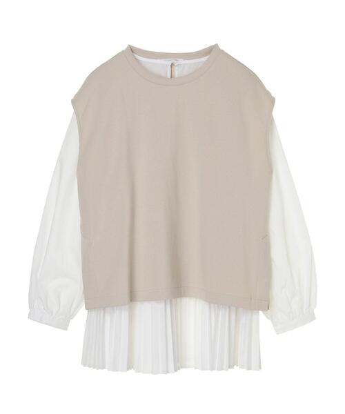 AMERICAN HOLIC(アメリカンホリック)の「SET 裾プリーツブラウス+ポンチベスト(シャツ/ブラウス・レディース・ブラック/オフホワイト・M/L)」の22枚目の写真