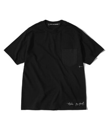 【studio:AR.MouR】Embroidery logo pocket tee