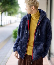 ADMIX/ATELIER SAB MEN | 【no sweat.×ADMIX/ATELIER SAB MEN】コラボ ユニセックス シャギー ボア ジップアップ パーカー(パーカー)