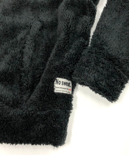 ADMIX/ATELIER SAB MEN(アドミックスアトリエサブメン)の「【no sweat.×ADMIX/ATELIER SAB MEN】コラボ ユニセックス シャギー ボア ジップアップ パーカー(パーカー・メンズ・ブラック/ベージュ/ネイビー/グレー・48/50)」の19枚目の写真