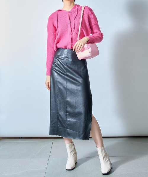 SETUP7（セットアップセブン）の「【SETUP7】ボックスシンプル手提げバッグ KNF ※（ハンドバッグ・レディース・ホワイト/ブラック/ベージュ/ピンク/オレンジ・FREE）」の20枚目の写真