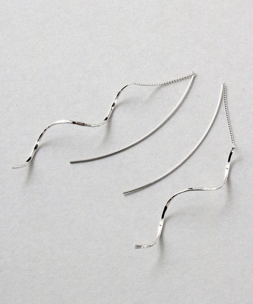 Manon's Selection(マノンズセレクション)の「ラインアメリカンピアス(ピアス(両耳用)・レディース・ゴールド/シルバー・ONE SIZE)」の10枚目の写真