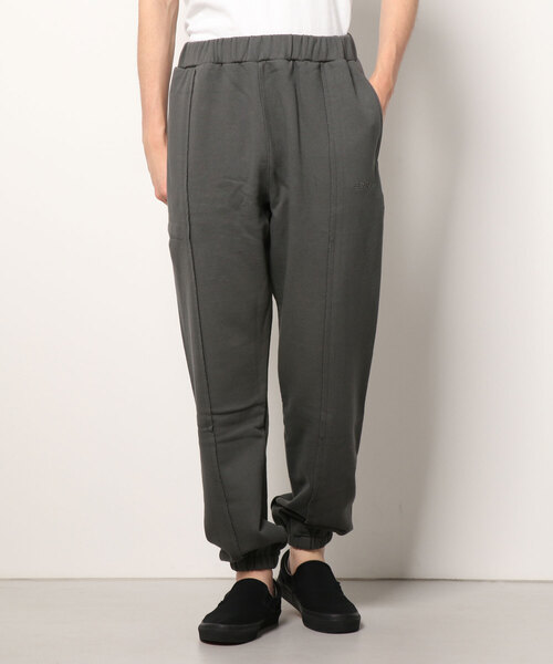 LUSOR（ルーソル）の「LUSOR/ルーソル/SEAM SWEAT PANTS/シームスウェットパンツ（スウェットパンツ・メンズ・チャコール/カーキ/ブラック/ホワイト・MEDIUM/SMALL）」の4枚目の写真