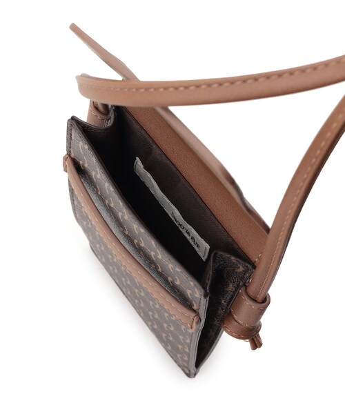 SHOO・LA・RUE（シューラルー）の「◆【カードケース付】スマートショルダー（ショルダーバッグ・レディース・ベージュ系/ブラック系4/ダークブラウン系・00）」の11枚目の写真