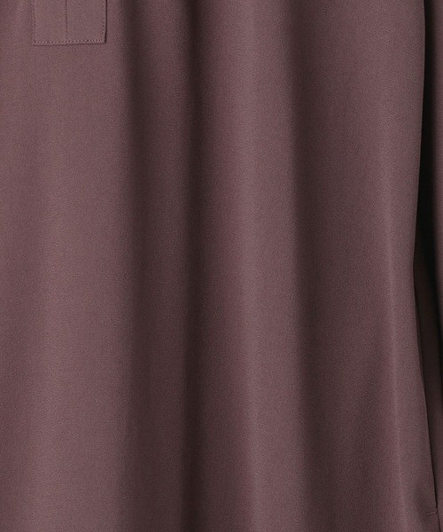 NICOLE white（ニコルホワイト）の「スタンドギャザーワンピース（ワンピース・レディース・チャコール/ブラウン・FREE）」の12枚目の写真