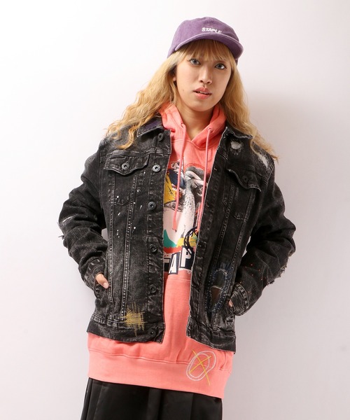 staple(ステイプル)の「【STAPLE】ウォッシュ加工キャップ(キャップ・メンズ・ブラック/パープル/オリーブ/ネイビー・FREE)」の21枚目の写真