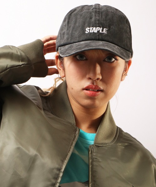 staple(ステイプル)の「【STAPLE】ウォッシュ加工キャップ(キャップ・メンズ・ブラック/パープル/オリーブ/ネイビー・FREE)」の5枚目の写真