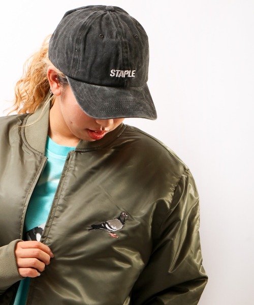 staple(ステイプル)の「【STAPLE】ウォッシュ加工キャップ(キャップ・メンズ・ブラック/パープル/オリーブ/ネイビー・FREE)」の9枚目の写真