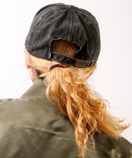 staple(ステイプル)の「【STAPLE】ウォッシュ加工キャップ(キャップ・メンズ・ブラック/パープル/オリーブ/ネイビー・FREE)」の8枚目の写真