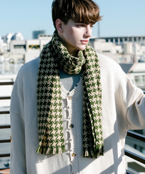 8(eight)（エイト）の「千鳥柄マフラー大（マフラー）」 - WEAR