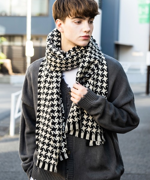 8(eight)（エイト）の「千鳥柄マフラー大（マフラー）」 - WEAR