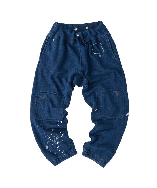 45rimpic 裏毛の908ヨットマンパンツ（インディゴ加工）