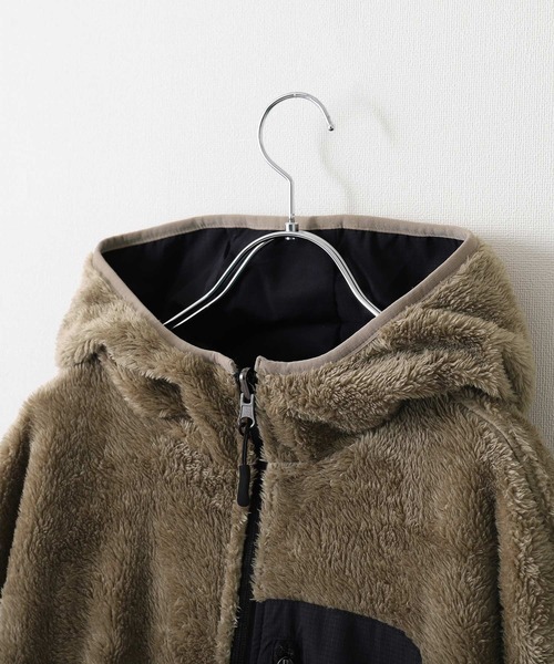 ZIP FIVE（ジップファイブ）の「【ZIP FIVE】ファーナイロン リバーシブルボアマウンテンパーカー（マウンテンパーカー・レディース・ホワイト×ブルー/ホワイト系/グレー系1/ベージュ系/ネイビー系/グレー系・X-LARGE/MEDIUM/LARGE）」の7枚目の写真