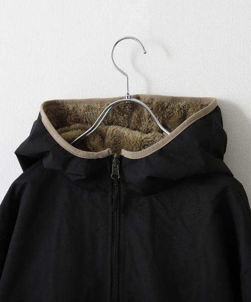 ZIP FIVE（ジップファイブ）の「【ZIP FIVE】ファーナイロン リバーシブルボアマウンテンパーカー（マウンテンパーカー・レディース・ホワイト×ブルー/ホワイト系/グレー系1/ベージュ系/ネイビー系/グレー系・X-LARGE/MEDIUM/LARGE）」の13枚目の写真