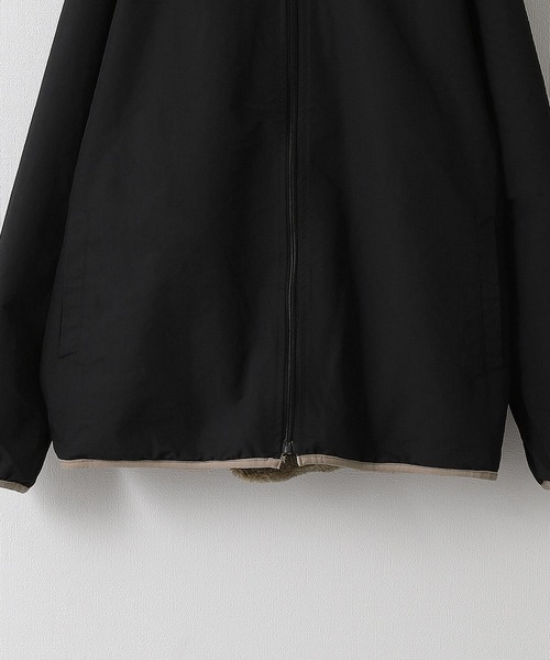 ZIP FIVE（ジップファイブ）の「【ZIP FIVE】ファーナイロン リバーシブルボアマウンテンパーカー（マウンテンパーカー・レディース・ホワイト×ブルー/ホワイト系/グレー系1/ベージュ系/ネイビー系/グレー系・X-LARGE/MEDIUM/LARGE）」の16枚目の写真