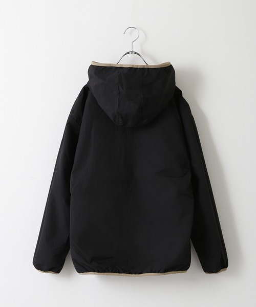 ZIP FIVE（ジップファイブ）の「【ZIP FIVE】ファーナイロン リバーシブルボアマウンテンパーカー（マウンテンパーカー・レディース・ホワイト×ブルー/ホワイト系/グレー系1/ベージュ系/ネイビー系/グレー系・X-LARGE/MEDIUM/LARGE）」の17枚目の写真