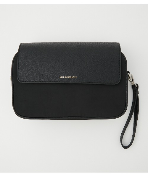 AZUL by moussy（アズールバイマウジー）の「HYBRID CLUTCH BAG/ハイブリッドクラッチバッグ（クラッチバッグ・メンズ・ブラック・FREE）」の10枚目の写真