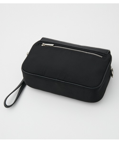 AZUL by moussy（アズールバイマウジー）の「HYBRID CLUTCH BAG/ハイブリッドクラッチバッグ（クラッチバッグ・メンズ・ブラック・FREE）」の8枚目の写真