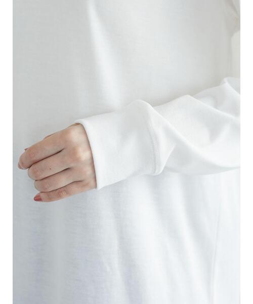 Green　Parks（グリーンパークス）の「裾ストレートホワイトインナー＊（Tシャツ/カットソー・レディース・オフホワイト・FREE）」の15枚目の写真