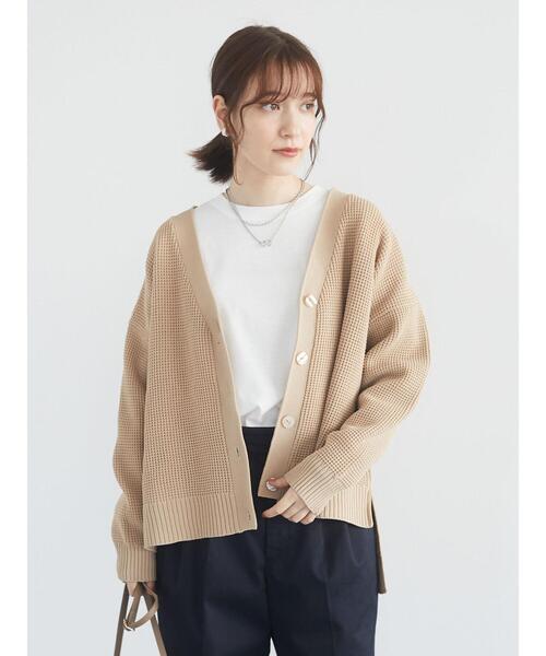 Green　Parks（グリーンパークス）の「裾ストレートホワイトインナー＊（Tシャツ/カットソー・レディース・オフホワイト・FREE）」の13枚目の写真