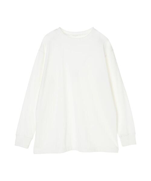 Green　Parks（グリーンパークス）の「裾ストレートホワイトインナー＊（Tシャツ/カットソー・レディース・オフホワイト・FREE）」の8枚目の写真