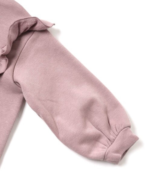 apres les cours(アプレレクール)の「フリル切替裏シャギーワンピース(ワンピース・キッズ・ピンク/ブラック/エンジ/ミント・110/140/80/100/90/130/120)」の12枚目の写真