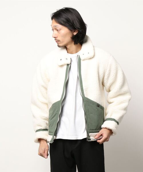 B-3 BOAジャケット【おすすめ❗️】 B-3 melton / boa flight jacket