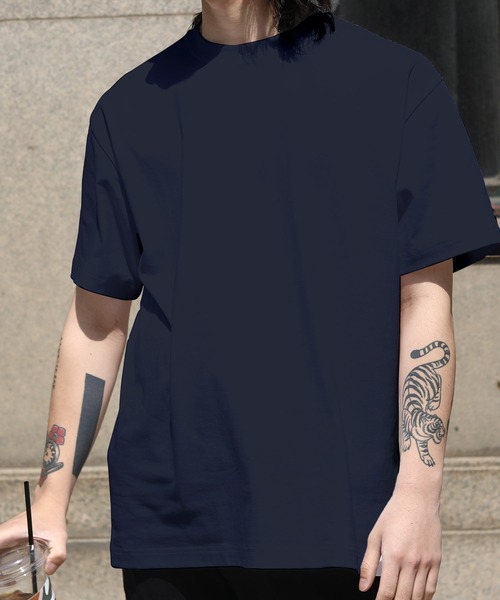 HANES(ヘインズ)の「BEEFY-T Hanes/ヘインズ クルーネック Tシャツ メンズ 半袖 カットソー 綿100 無地 レディース ユニセックス(Tシャツ/カットソー・メンズ・ホワイト/ブラック/レッド/グレー/パープル/ネイビー系/カーキ/グリーン/グレー系1/グレー系・SMALL/MEDIUM/LARGE/X-LARGE/X-SMALL)」の9枚目の写真