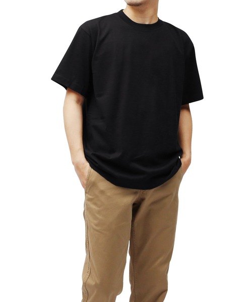 HANES(ヘインズ)の「BEEFY-T Hanes/ヘインズ クルーネック Tシャツ メンズ 半袖 カットソー 綿100 無地 レディース ユニセックス(Tシャツ/カットソー・メンズ・ホワイト/ブラック/レッド/グレー/パープル/ネイビー系/カーキ/グリーン/グレー系1/グレー系・SMALL/MEDIUM/LARGE/X-LARGE/X-SMALL)」の11枚目の写真