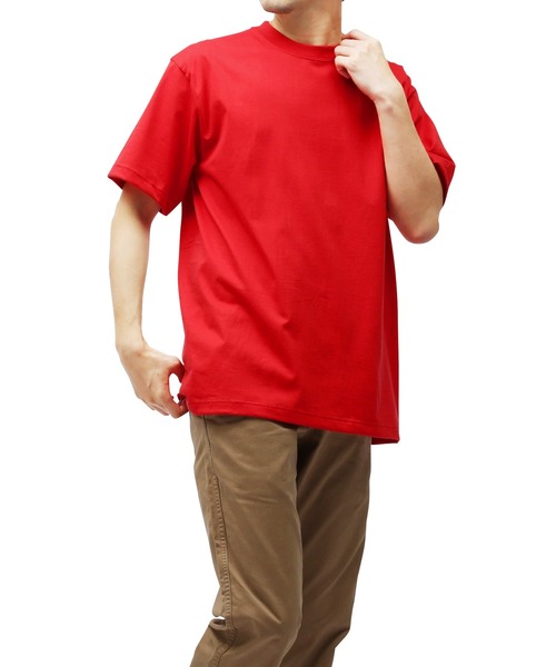 HANES(ヘインズ)の「BEEFY-T Hanes/ヘインズ クルーネック Tシャツ メンズ 半袖 カットソー 綿100 無地 レディース ユニセックス(Tシャツ/カットソー・メンズ・ホワイト/ブラック/レッド/グレー/パープル/ネイビー系/カーキ/グリーン/グレー系1/グレー系・SMALL/MEDIUM/LARGE/X-LARGE/X-SMALL)」の15枚目の写真
