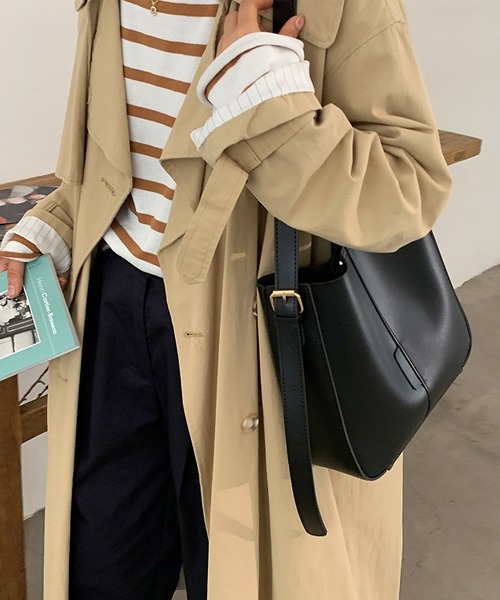 LA VORAGINE（ラ ヴォラジネ）の「ポーチ付き　ショルダーバッグ/トートバッグ（トートバッグ・レディース・ブラック/ブラウン・FREE）」の2枚目の写真