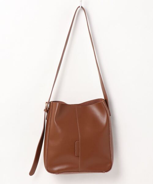 LA VORAGINE（ラ ヴォラジネ）の「ポーチ付き　ショルダーバッグ/トートバッグ（トートバッグ・レディース・ブラック/ブラウン・FREE）」の9枚目の写真