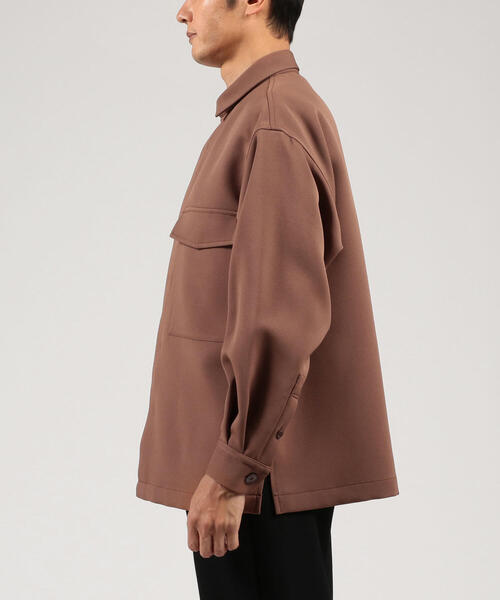 TOMORROWLAND （トゥモローランド）の「ポリエステルアセテート ポケットシャツ（シャツ/ブラウス・メンズ・ブラック/キャメル・S/M/XS）」の6枚目の写真