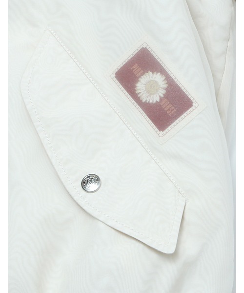 Little sunny bite（リトルサニーバイト）の「little sunny bite と pink house Reversible MA-1（MA-1・レディース・ブラック/レッド/アイボリー・FREE）」の4枚目の写真