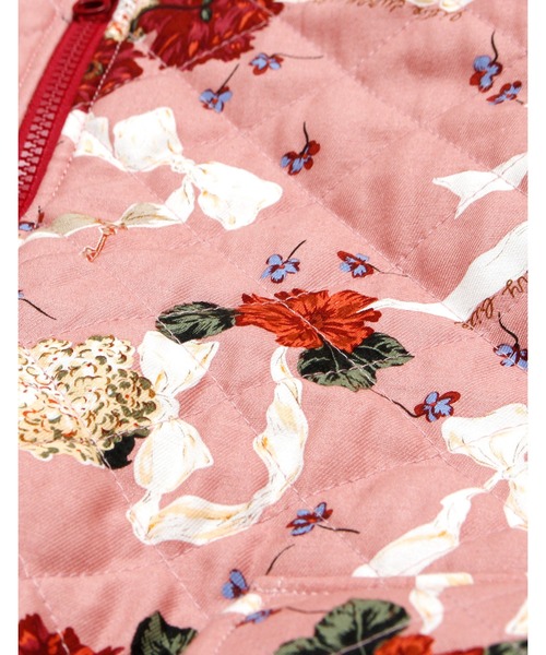 Little sunny bite（リトルサニーバイト）の「little sunny bite と pink house Reversible MA-1（MA-1・レディース・ブラック/レッド/アイボリー・FREE）」の7枚目の写真