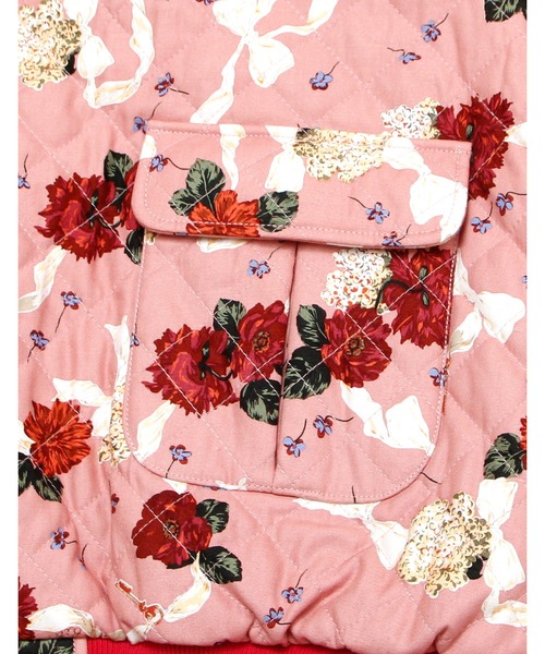 Little sunny bite（リトルサニーバイト）の「little sunny bite と pink house Reversible MA-1（MA-1・レディース・ブラック/レッド/アイボリー・FREE）」の12枚目の写真