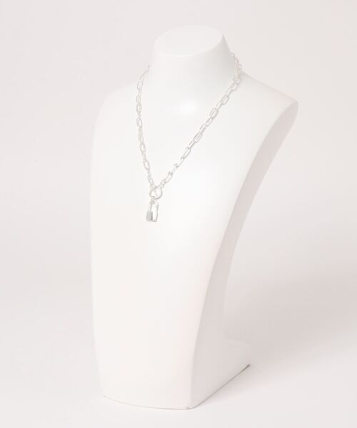 Editors Draw（エディターズドロー）の「ハート・キー　Brassチェーンネックレス（ネックレス・レディース・シルバー/シルバー系その他・ONE SIZE）」の9枚目の写真