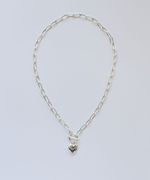 Editors Draw（エディターズドロー）の「ハート・キー　Brassチェーンネックレス（ネックレス・レディース・シルバー/シルバー系その他・ONE SIZE）」の4枚目の写真