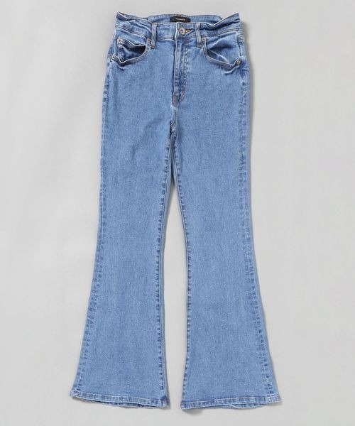 JEANASIS(ジーナシス)の「サスティナブルベルボトムデニムパンツ/263346(デニムパンツ・レディース・ホワイト/ブラック/グリーン/ブルー・SMALL/MEDIUM)」の4枚目の写真