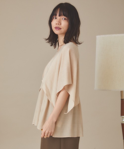 moi tytto（モイテュット）の「フレアチュニック【リバーシブル可能】（シャツ/ブラウス・レディース・モカ/ナチュラル・FREE）」の17枚目の写真