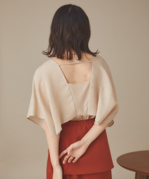 moi tytto（モイテュット）の「フレアチュニック【リバーシブル可能】（シャツ/ブラウス・レディース・モカ/ナチュラル・FREE）」の12枚目の写真