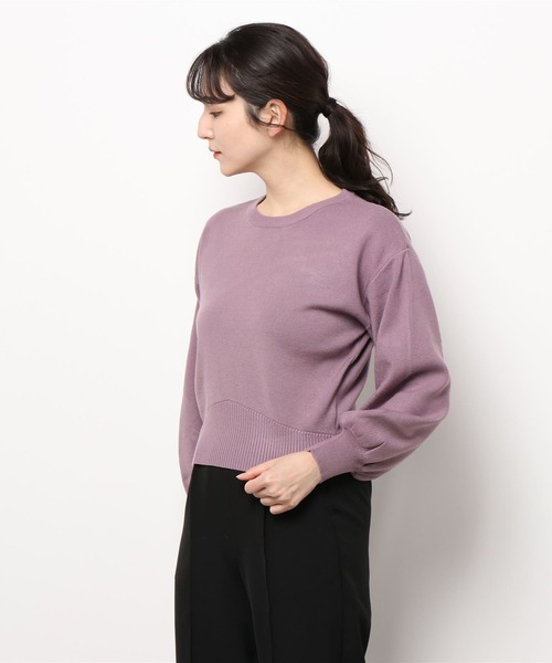 DURAS（デュラス）の「くびれニットトップス（ニット/セーター・レディース・ブラック/ブルー/パープル/レッド系その他/ベージュ・FREE）」の10枚目の写真