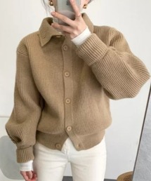 MAISON BREEZE | 【MAISON BREEZE】ボリュームリブボタンカーディガン SCCH54(カーディガン/ボレロ)