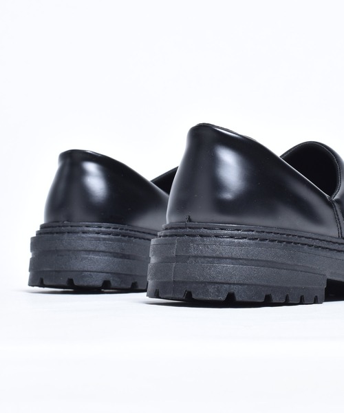 SVEC（シュベック）の「チャンキーソール ドクターシューズ / スリッポン（スリッポン・メンズ・ブラック系その他・40/39/43/41/42/44）」の9枚目の写真